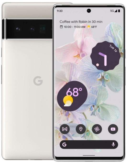 Смартфон Google Pixel 6A, 6.128 Гб USA, Dual SIM (nano SIM+eSIM), светло-серый